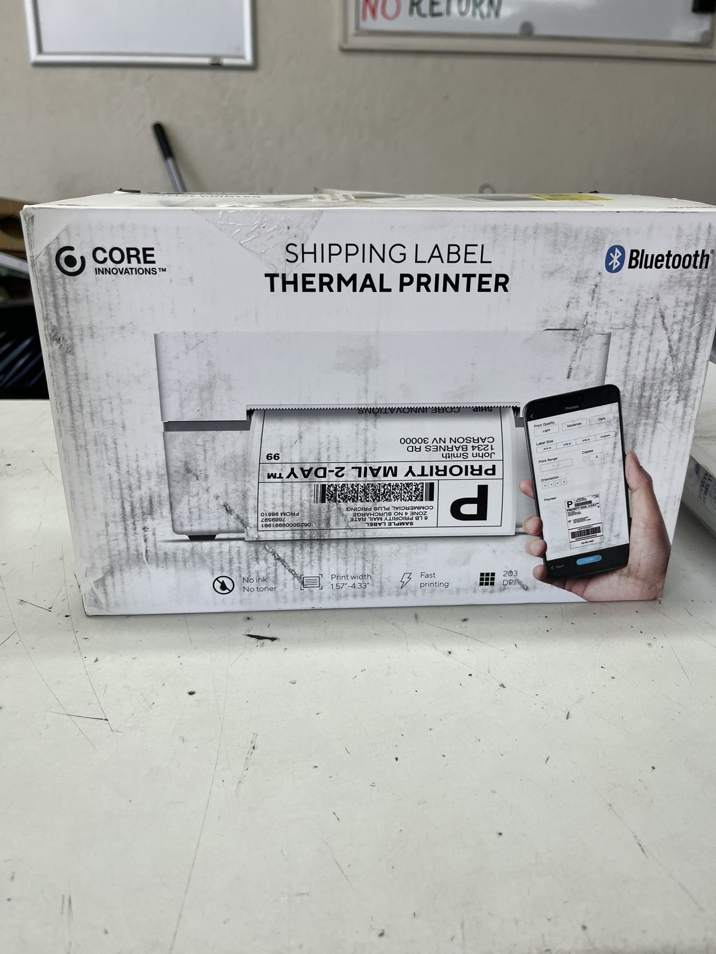 Thermal Printer Shipping Label