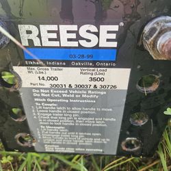 Reese 5th Wheel Mount