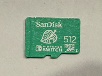 Green Nintendo Switch OEM MicroSD 512GB $55