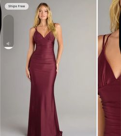 Windsor wine dress