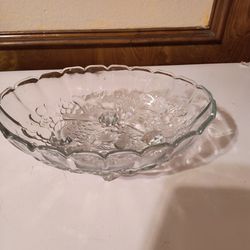 Beautiful Vintage Crystal Glass Bowl 12X9$$$25
