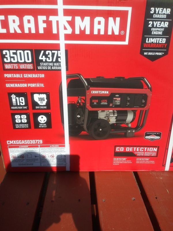 Craftsman 3500 watt generator for Sale in San Antonio, TX OfferUp