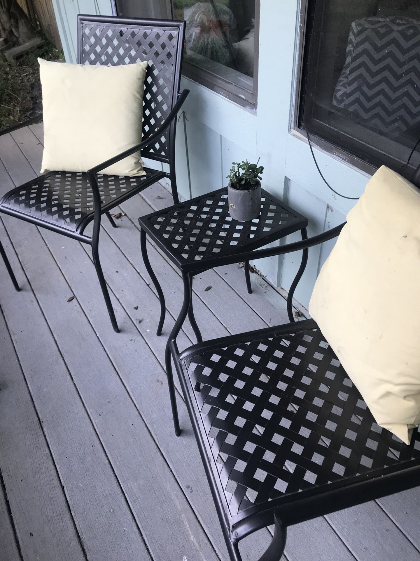 Patio Set - with pillows