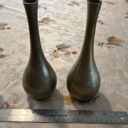 Brass Vases Set
