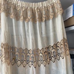 Elegant Curtains 4 Panels . 96 Inches X 84 Inches Each