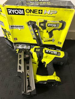 RYOBI ONE+ HP 18V Brushless Cordless AirStrike 21° Framing Nailer (Tool Only)