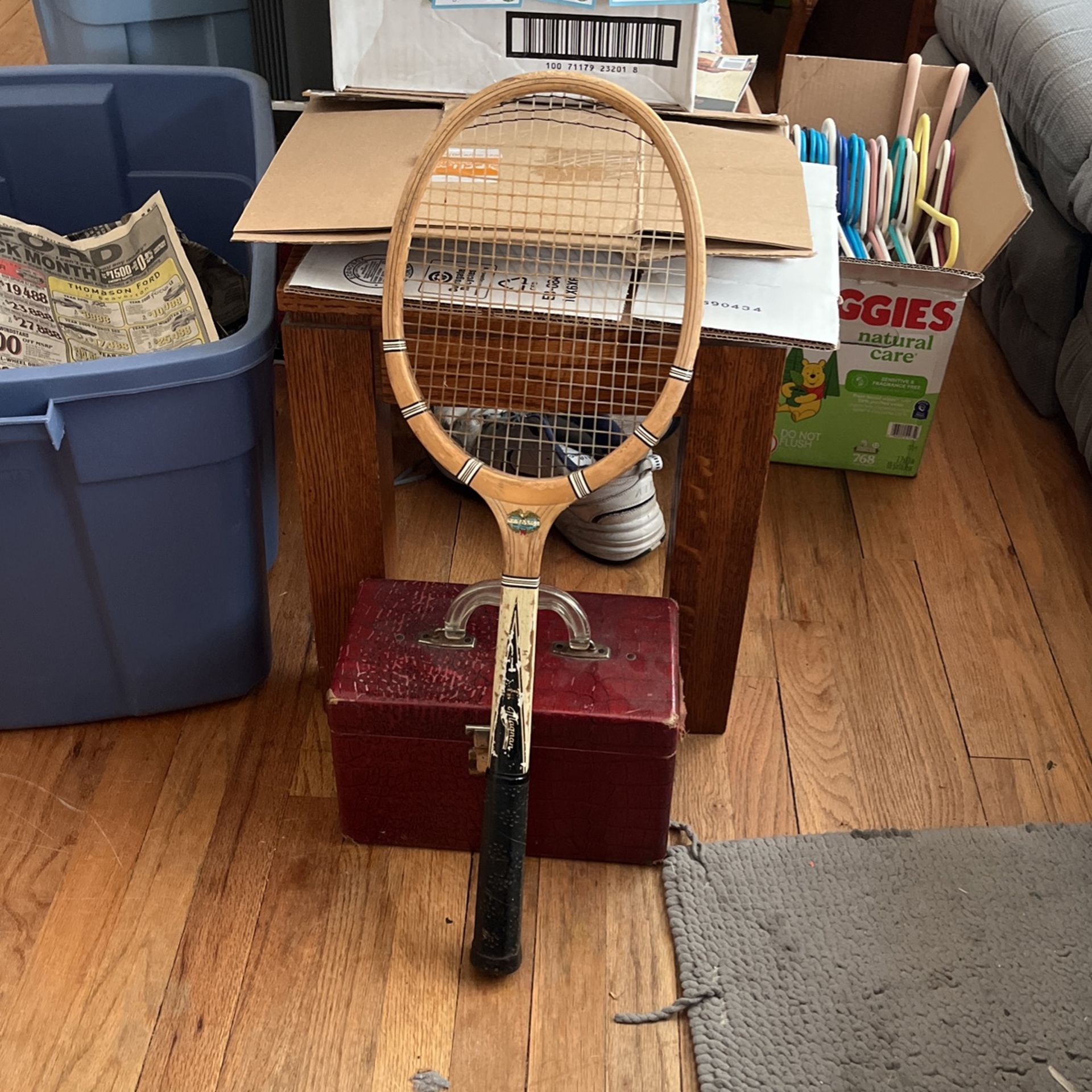 Wooden Tennis Racket