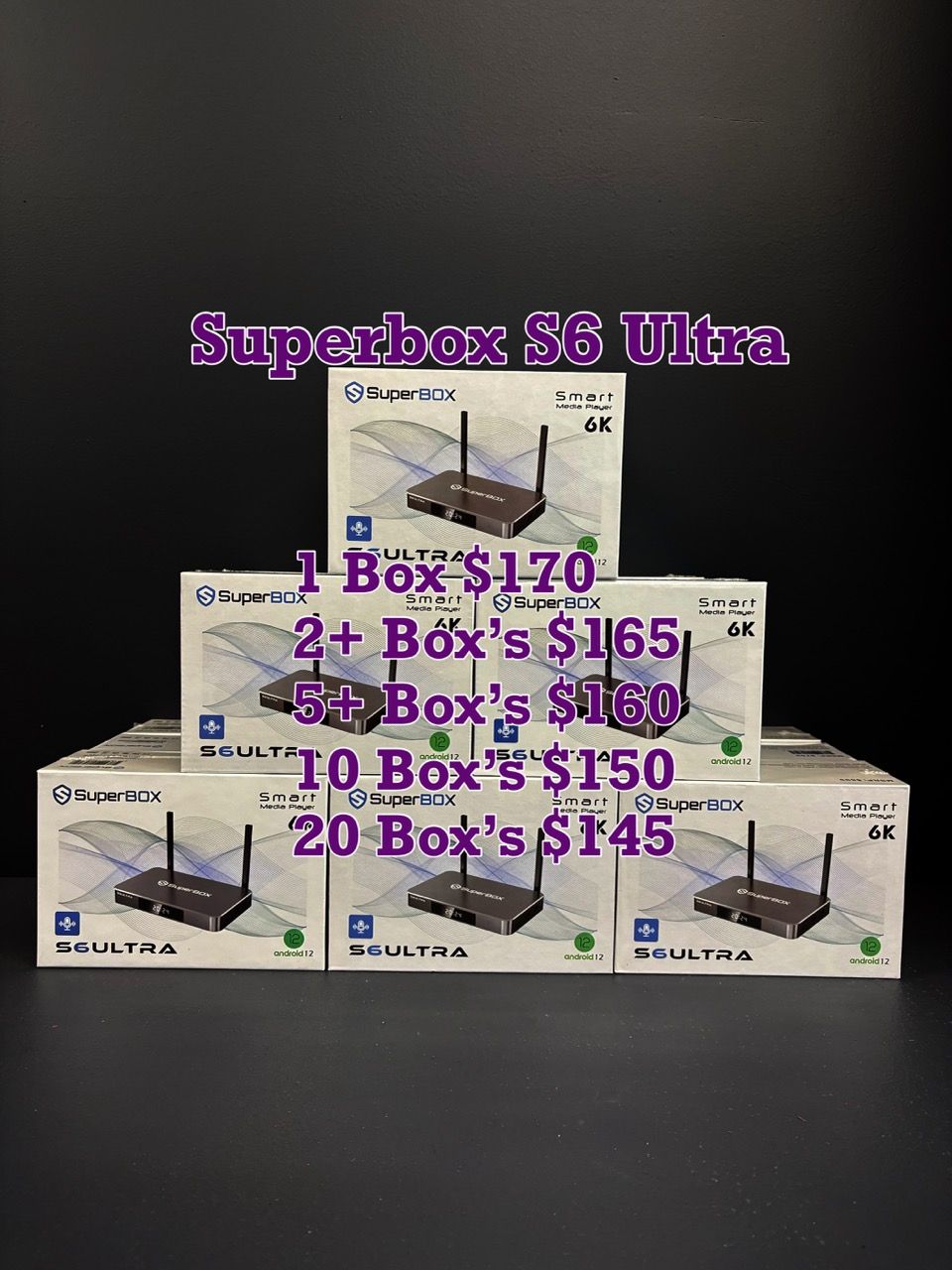 Superbox S6 ultra new 2024 Model Wholesale reseller S6 Ultra super box