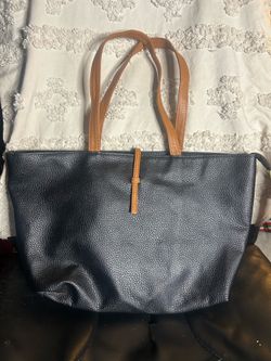 Brown & Black leather purse