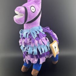 FORTNITE Llama Loot Piñata Purple Stuffed Plush Animal Toy Epic Game 10”