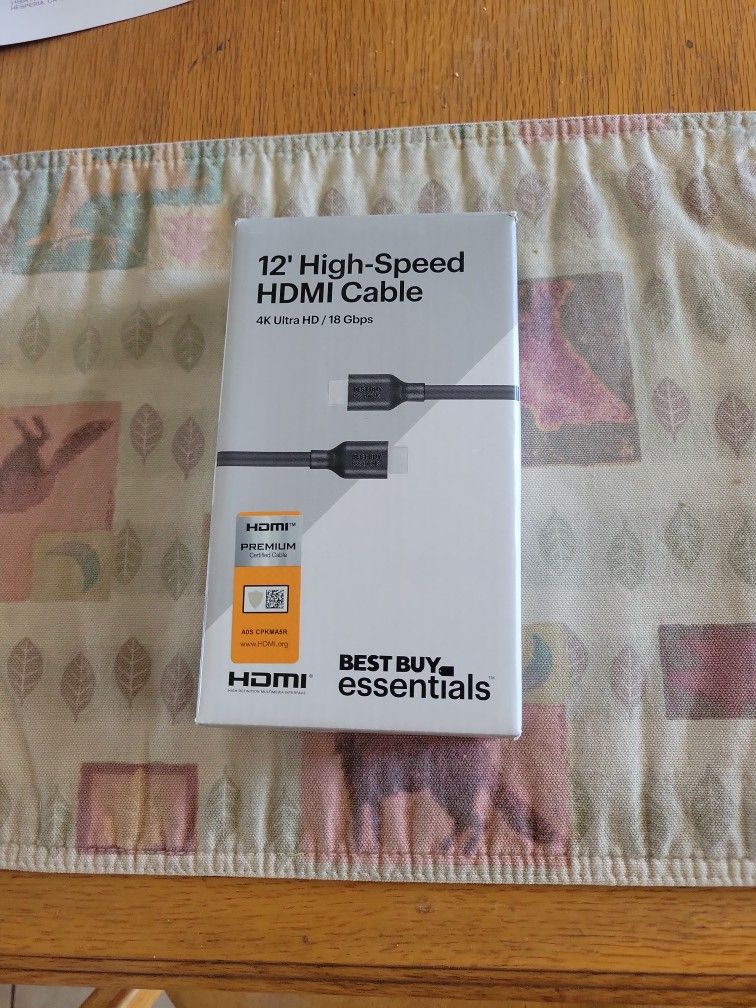 12' HDMI High Speed 4k Ultra Hd