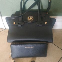 Michael Kors Carmen Medium Flap Satchel & Wristlet 