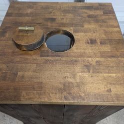Wood Beer Keg Holder