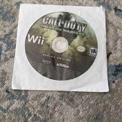 Call Of Duty Modern Warfare Wii Game