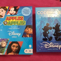 Disney Codenames & Disney Apples to Apples - Both Excellent condition $45 for both games (not each) 