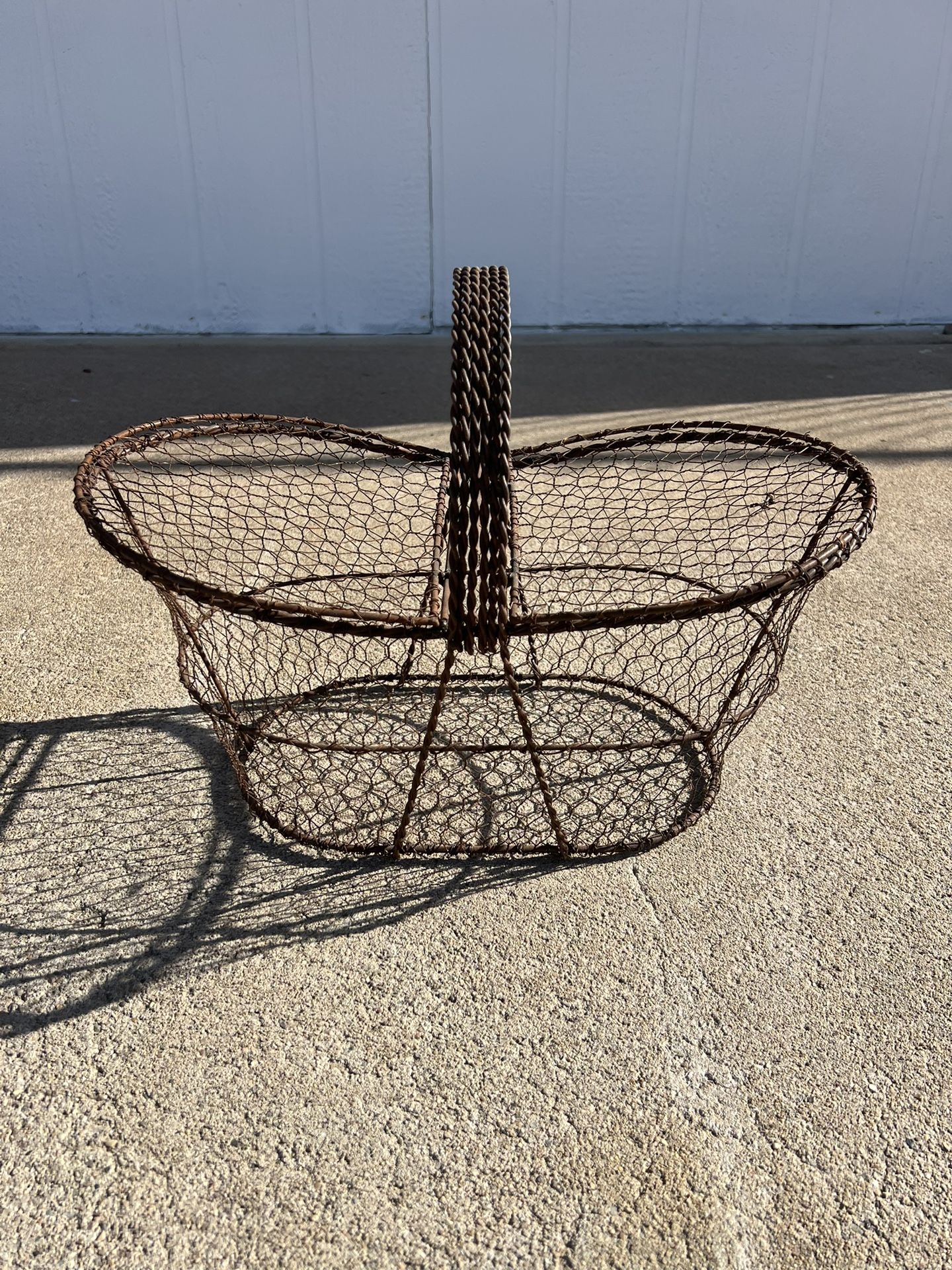 Rustic Chicken Wire Basket