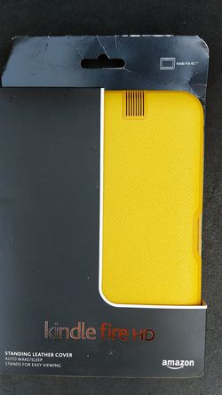 Kindle fire leather cover
