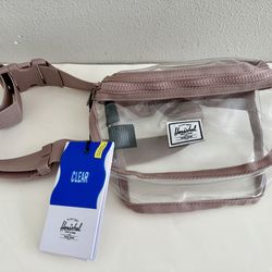 BNWT Herschel Supply Classic clear hip pack