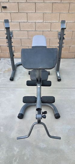 4 pc. Weight Bench --Press with  rack