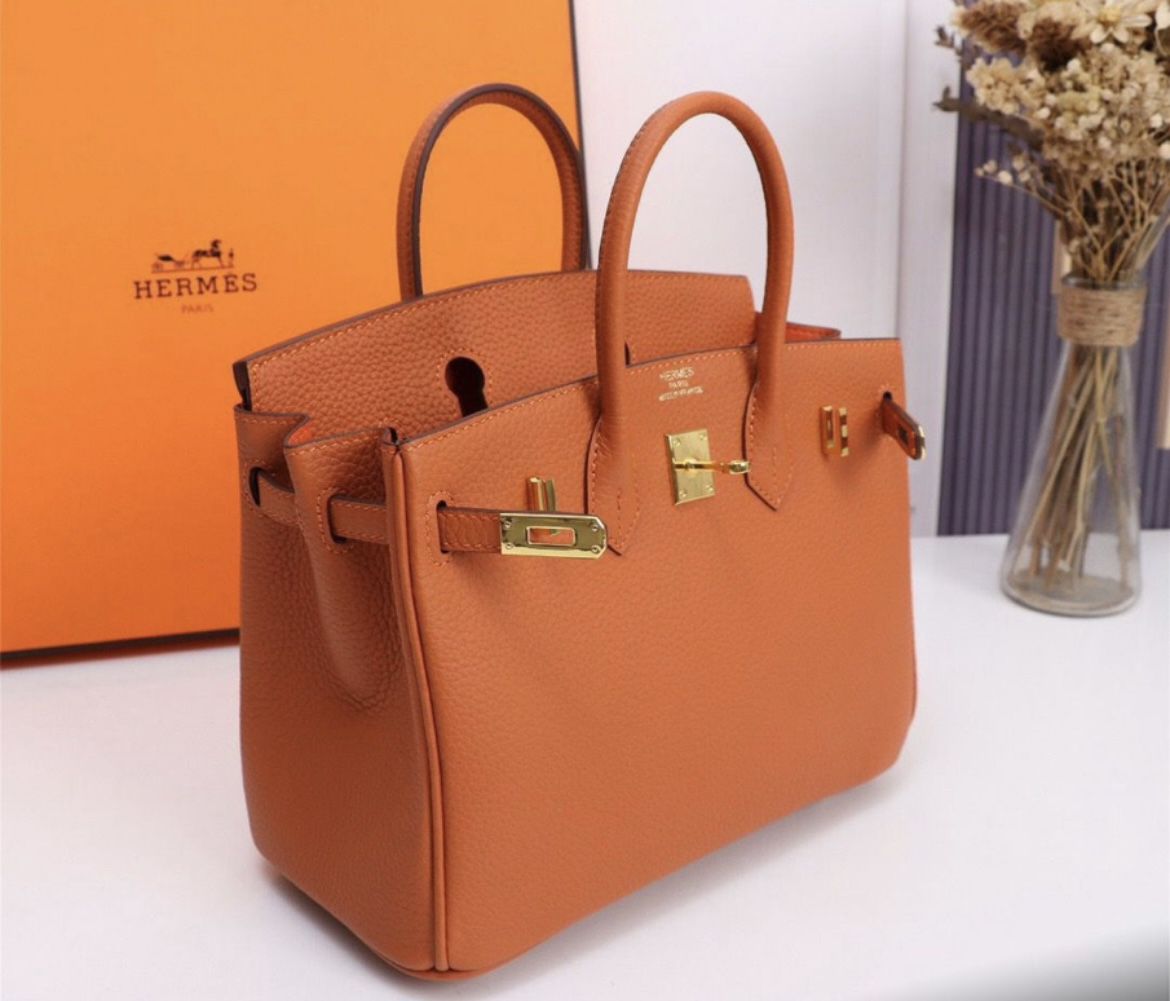 Hermès Orange H Togo Birkin 30