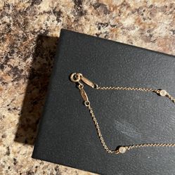 Tiffany Rose Gold 18k Elsa Perretti Diamond By The Yard Bracelet 