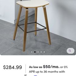 Wood Counter Height Stool