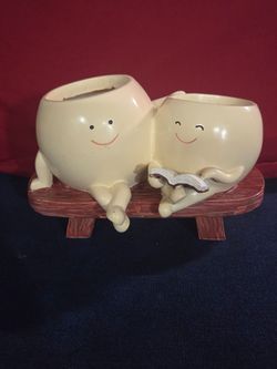 Bench Sitters double plant pots