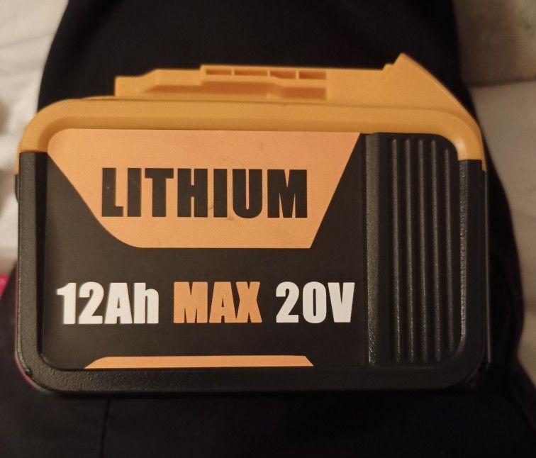 Replacement Battery For DeWalt Tools 20V Max 12Ah