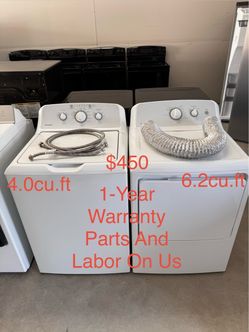 washer and dryer Hotpoint by GE