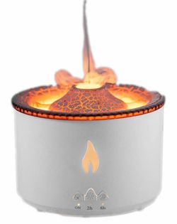 Flame Essential Oil Diffuser Bedroom Humidifier with LED