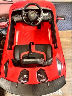 Lamborghini Sian licensed battery electric car for kids