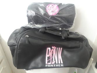 Pink Panther SWAG huge duffle bag and throw blanket NEW