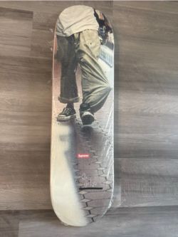 supreme skateboard deck larry clark kids graphic art theme multi-color