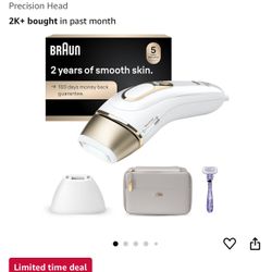 Braun IPL Silk·Expert Pro 5 PL5157 Latest Generation IPL, Permanent Visible Hair Reduction, Holiday Gifts for Women and Men, at-Home Hair Removal Syst