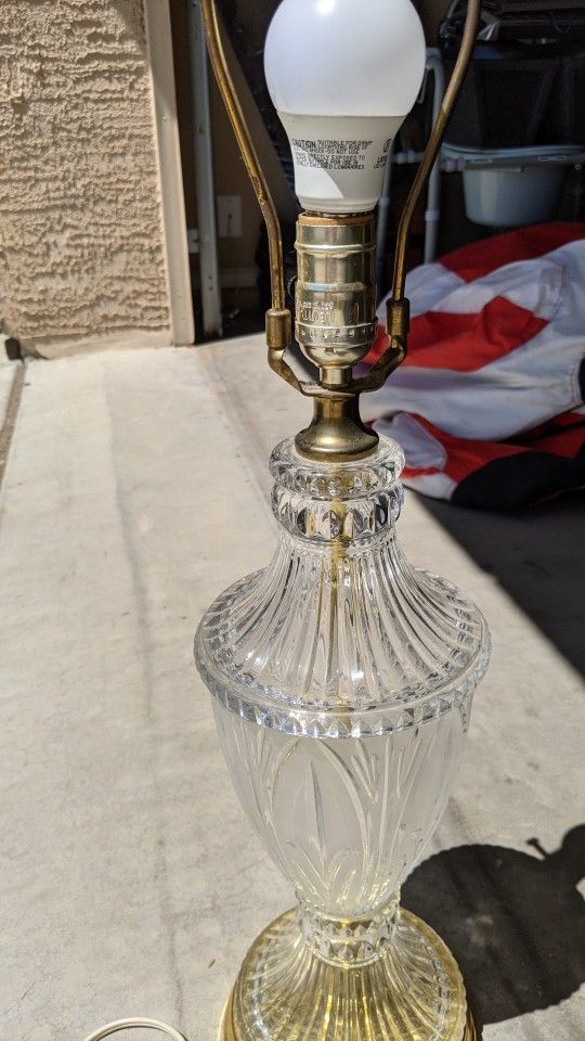 Vintage Crystal Lamp