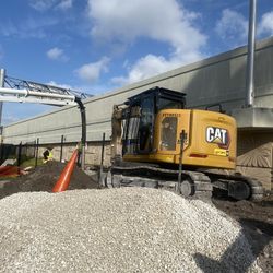 Bobcat Excavadora Volteó