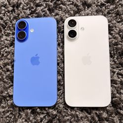 Like New Unlocked Apple 🍎 iPhone 16 (Blue or White) 128GB