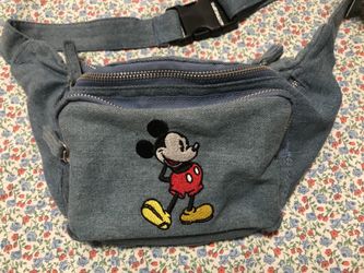 Mickey mouse clearance denim hip pack