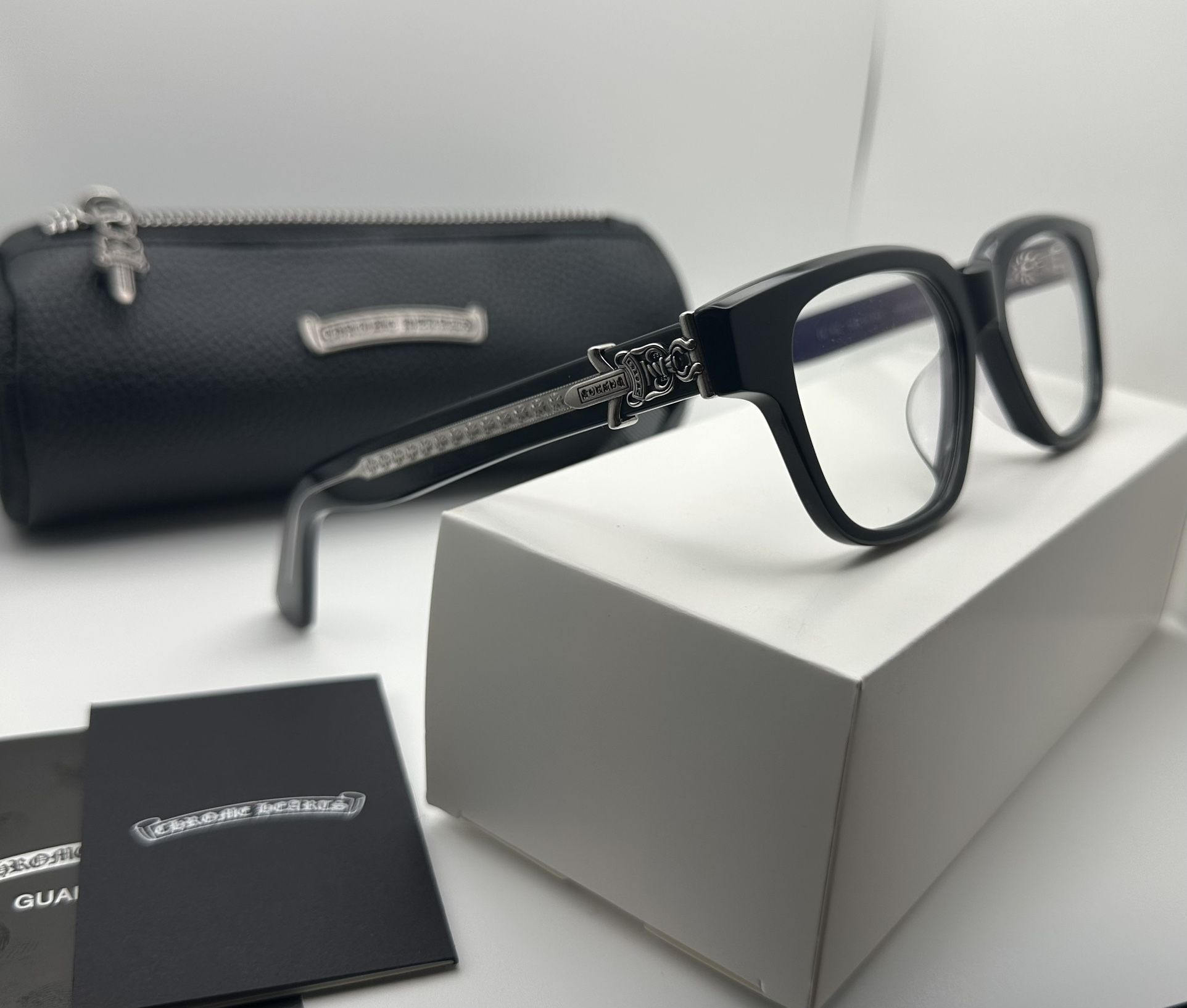 Chrome Hearts Clear Vagilante Pen Deep Vagillionaire Cox Ucker Officer Glasses PRICE FIRM