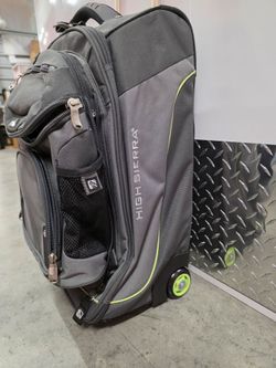 $35, High Sierra AT3 Sierra-Lite Wheeled Backpack and Duffel, Carry On, NEW