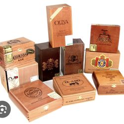 Empty Cigar Boxes