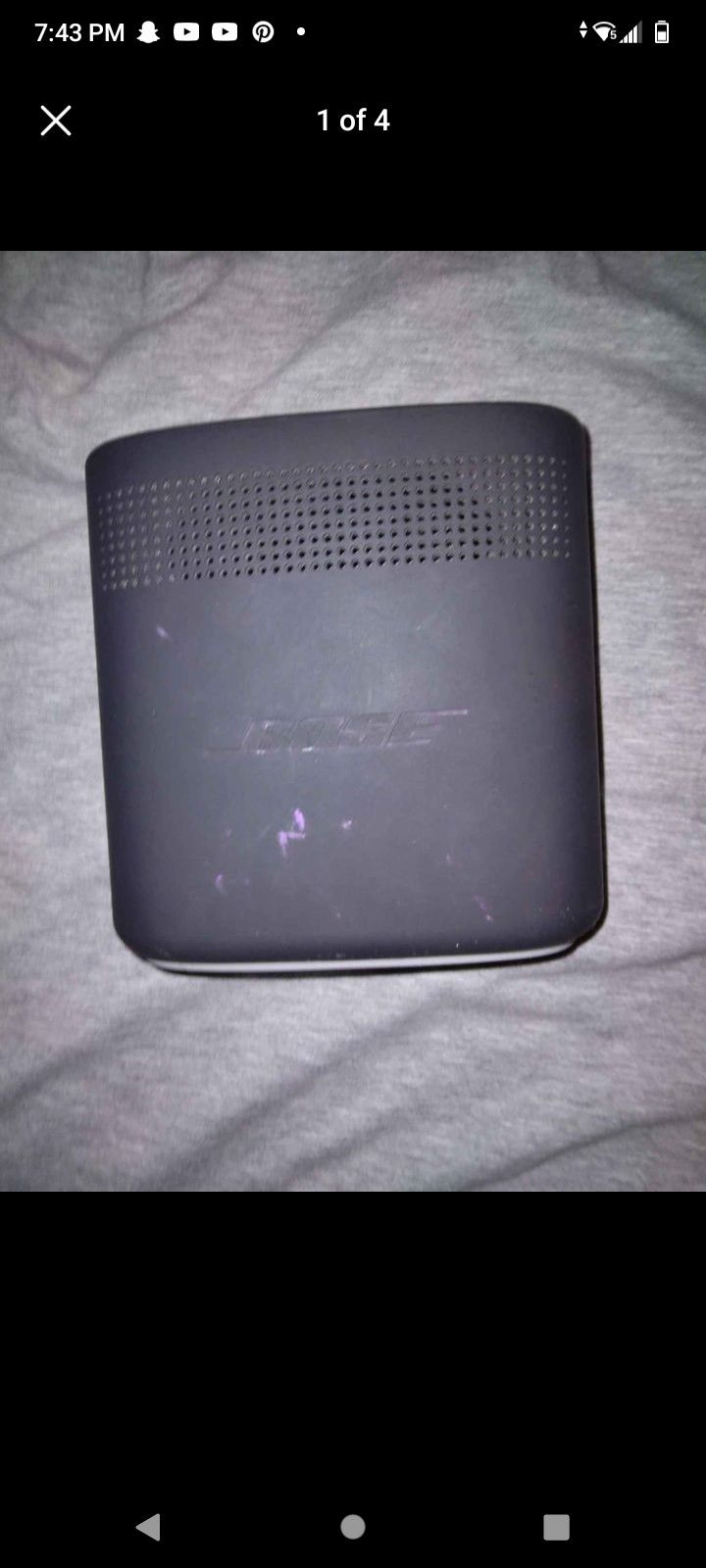 Bose Speaker Black