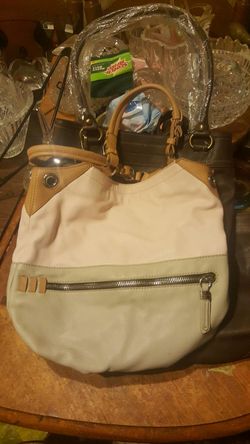 Or NY leather bag multicolor