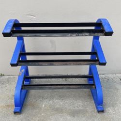 3 Tier Solid Steel Dumbbell Weight Rack…. Home Gym Fitness…. $100 Price is Firm!!!