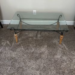 Glass Coffee Table 1/2” Beleved Glass 