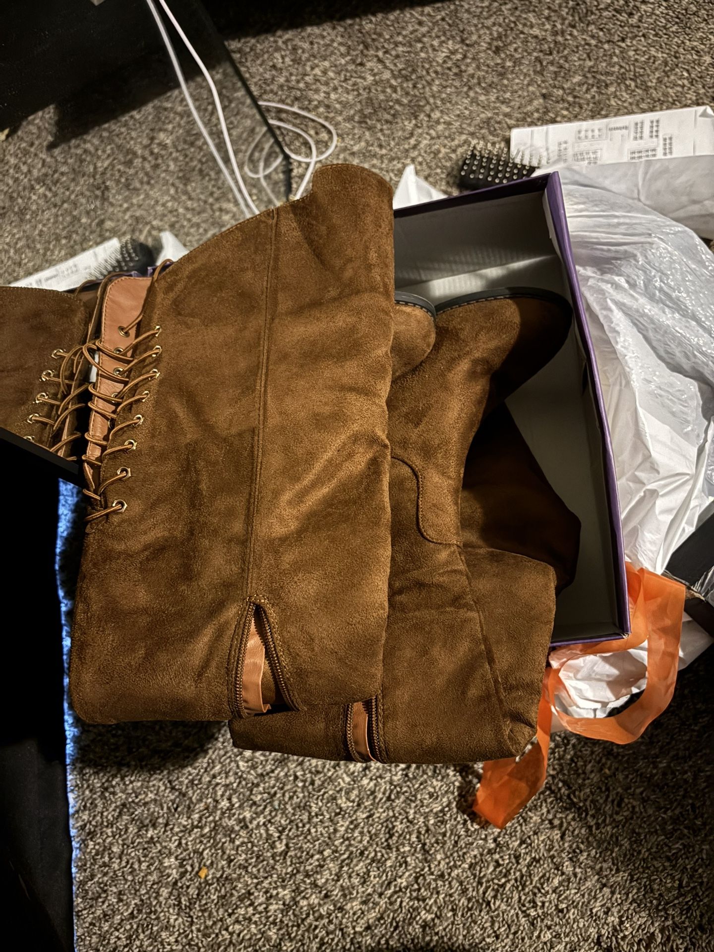 Thigh High Boot Heels