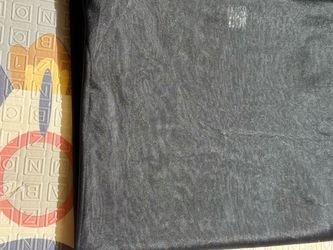 Black Sheer Curtains 5 ft X 10 ft- 2 Panels, approx 3.5 inch rod pocket- drapes
