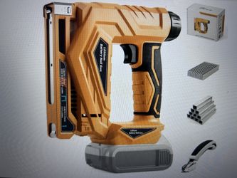3-in-1 Cordless Staple Gun & Brad Nailer Compatible with DeWalt 20V Battery
