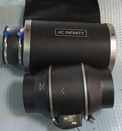 FAN WITH CARBON FILTER FOR GROWING