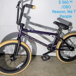 BMX Bike- We The People, Reason. Bike Co.  $$$~O.B.O.